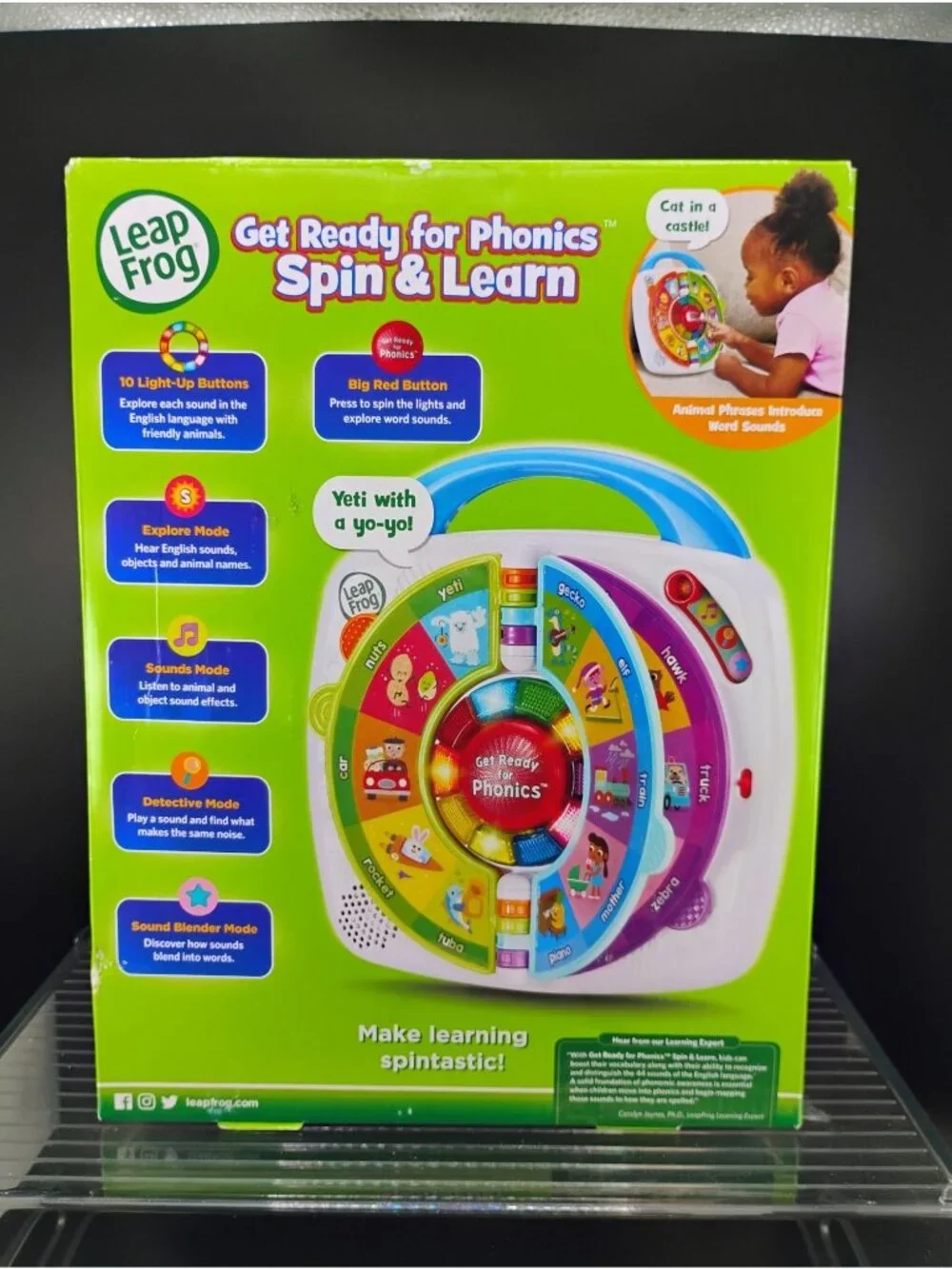 LeapFrog Get Ready For Phonics Spin & Learn Toy 18M+